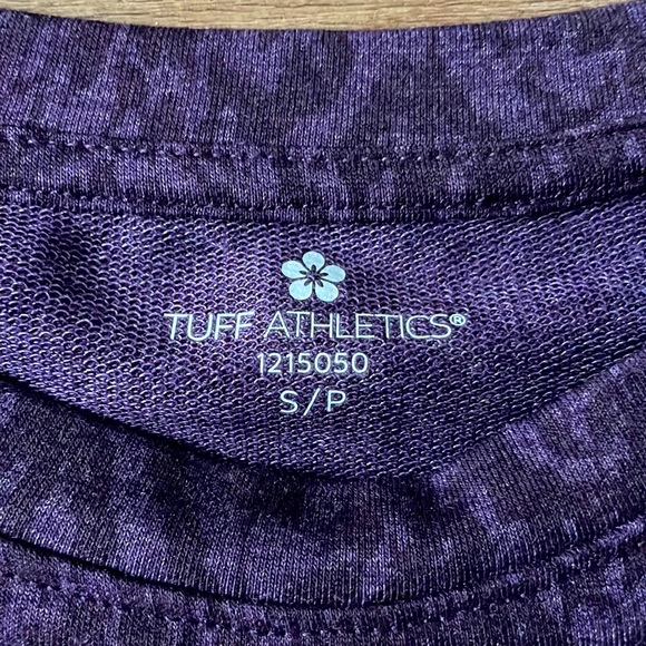 Tuff Athletics, purple crisscross bottom long sleeve - Picture 2 of 5